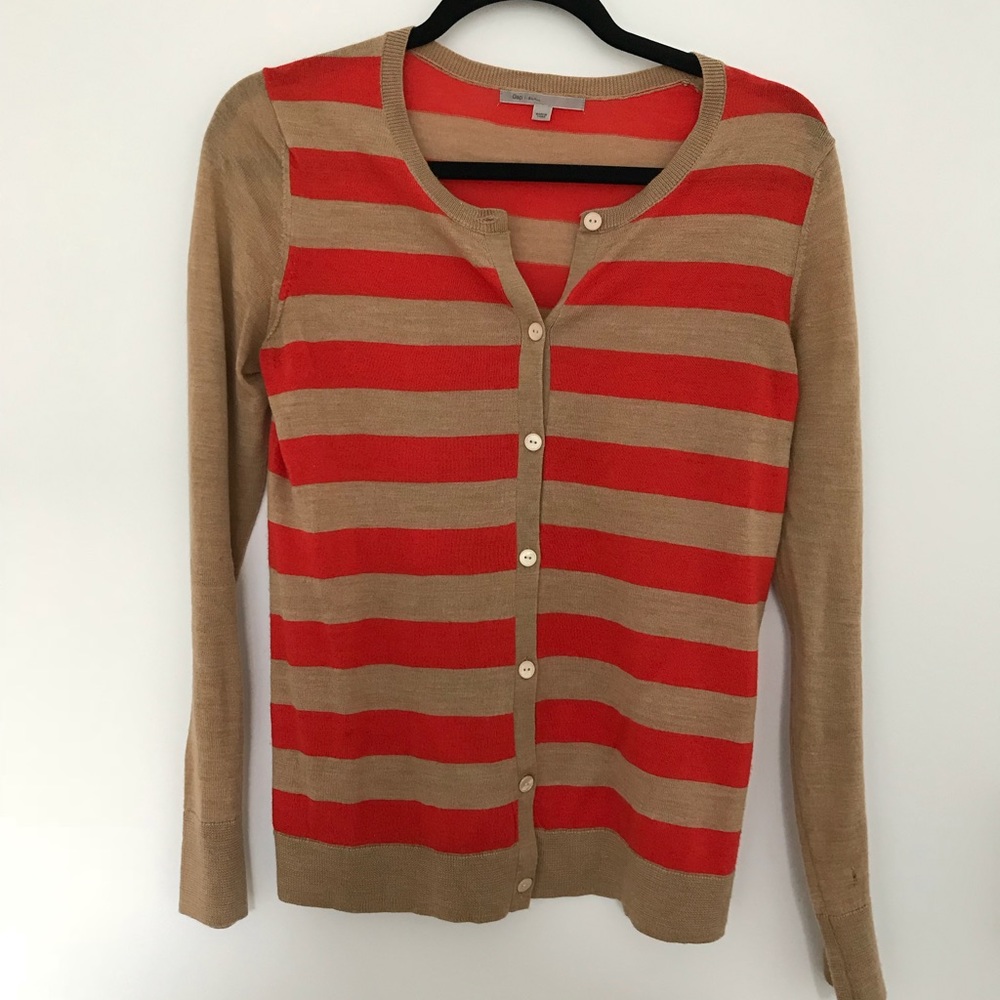 Gap Striped Cardigan